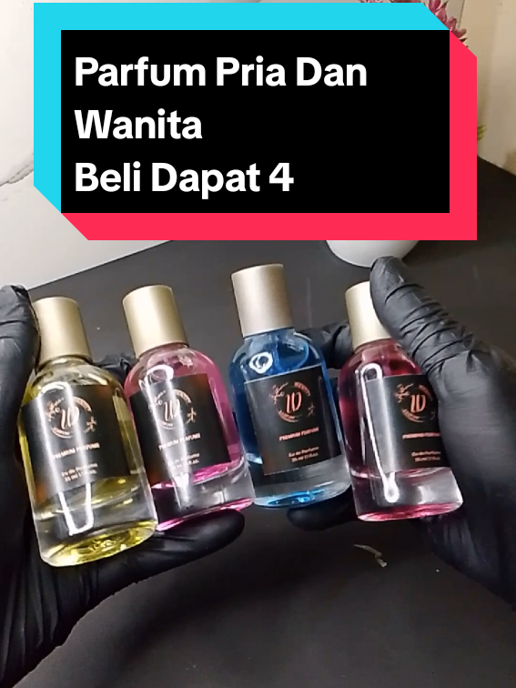 PARFUM PRIA DAN WANITA BELI 1 DAPAT 4 #parfum #parfumviral #parfumpriawanita #parfummurah #promo 
