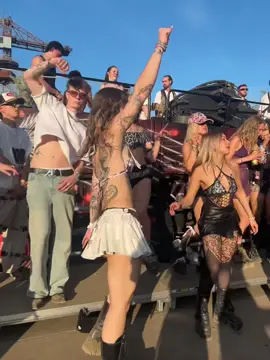 Junk Yard vest stage of @HIVE Festival #festivalseason #hive2025 #dancer #fyp #techno #rave 