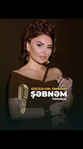 Gizlicə gəl ömrümə... . . #mahnilarimiz #sebnemtovuzlu #gizlicegelomrume 