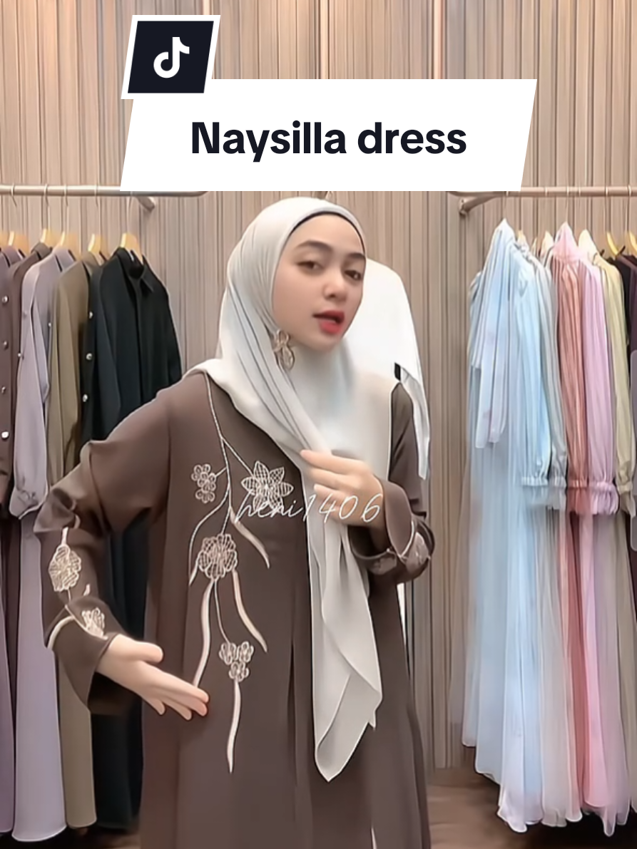 Naysilla dress by Aisyalina  gamis tanpa hijab busui friendly  #aisyalinastore #gilagilajualan #cuantanpabatas #jumathemat #paydaysale #gamis #wibgajian  #fyp #viral #heni1406 #promo 