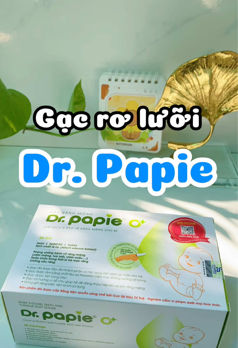 Embe nào cũng cần vệ sinh khoang miệng sạch sẽ #gacroluoi #drpapie #gacroluoidrpapie #xuhuong #miaunbox 