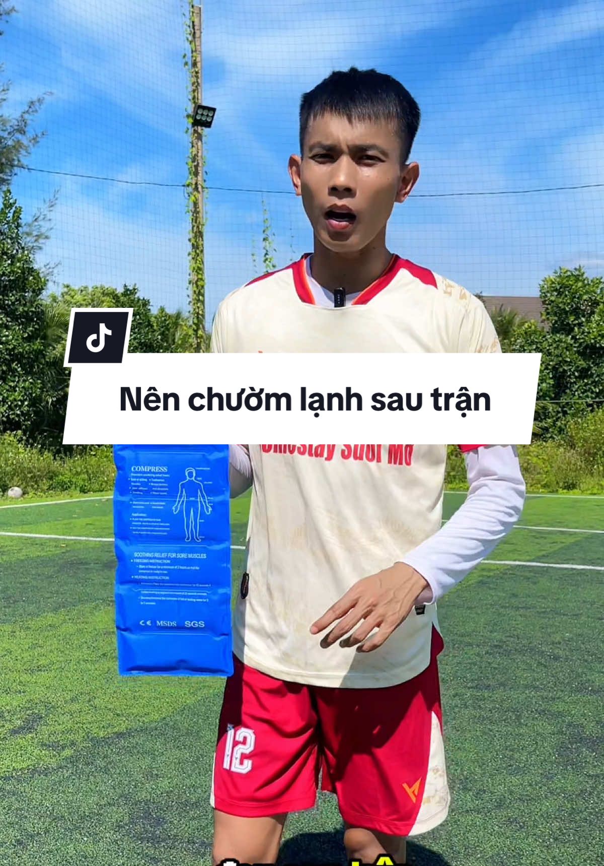 Nên chườm lạnh sau trận 🥶 #gelnonglanh #pado 