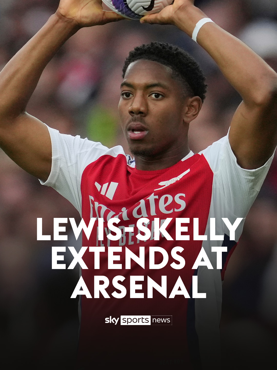 Arsenal have annouced that Myles Lewis-Skelly has signed a five year contract with the club 🚨 #arsenal #footballtiktok #transfer