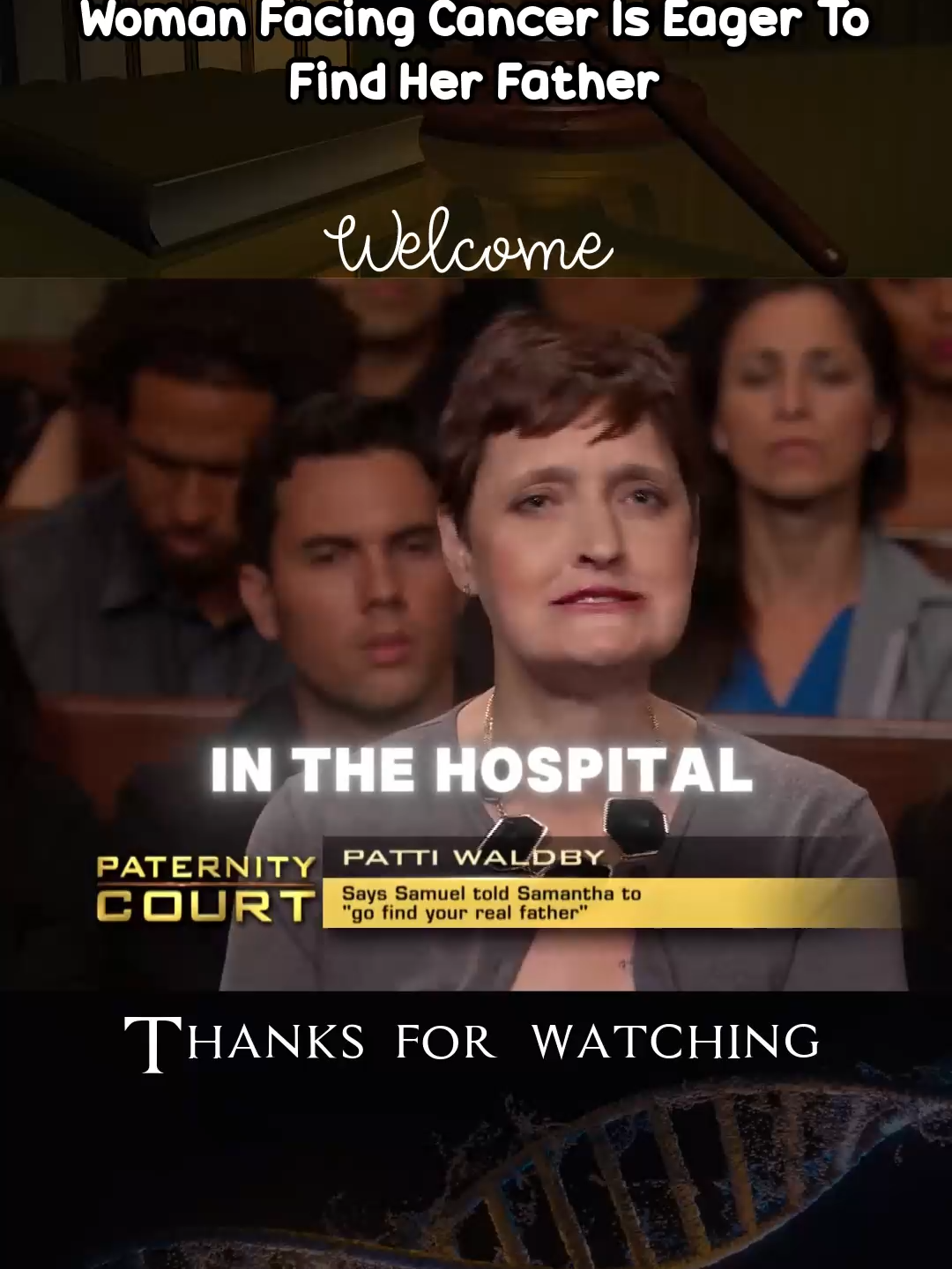Woman Facing Cancer Is Eager To Find Her Father Part 02 #court #courtroomdrama #trialwatch #legaltiktokviral #courtroom #judge