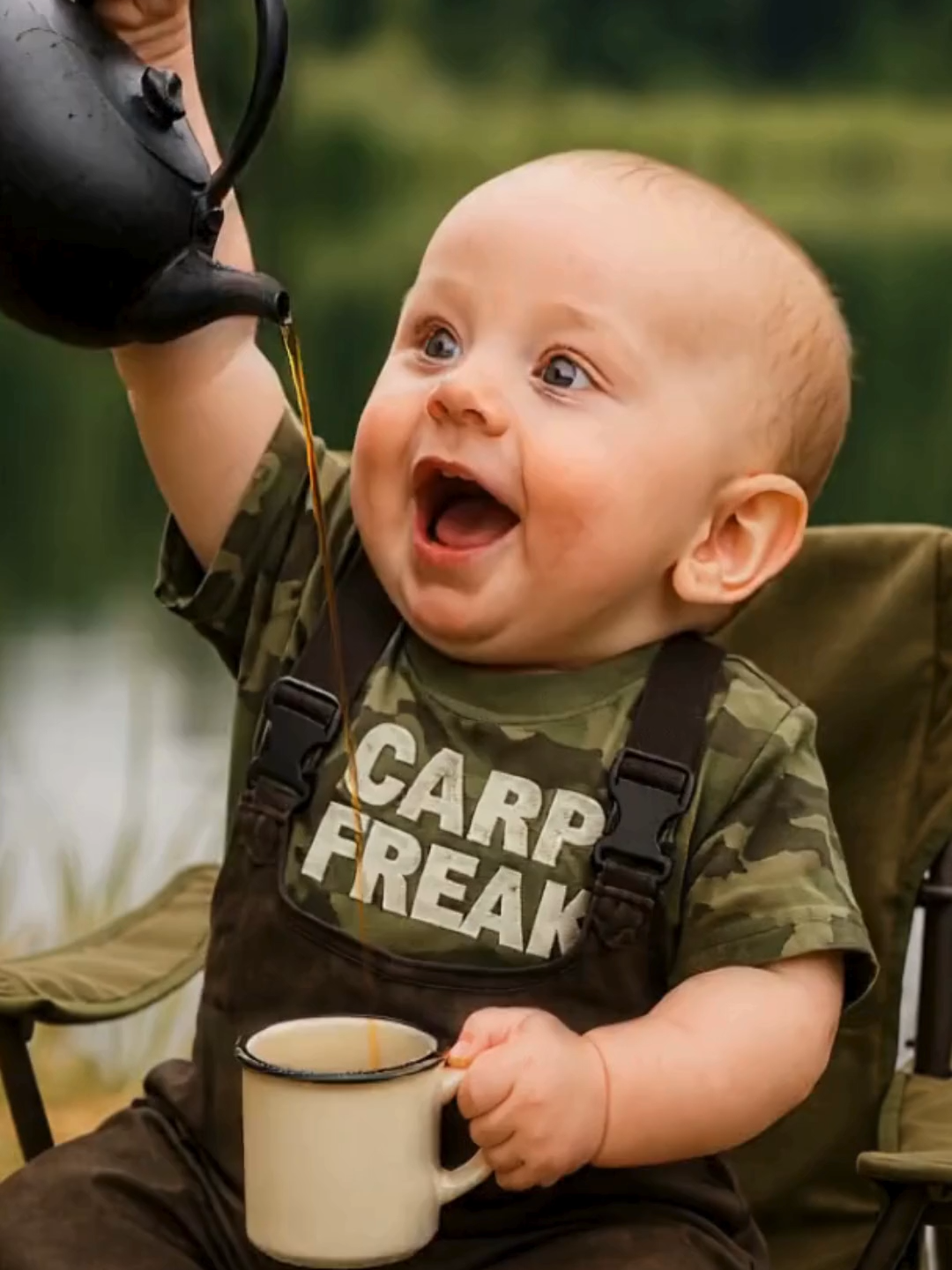 Baby Pitchers lets Harry have it — fair play, mate! 👊🔥 #carpy #carpfishing #CarpFishing #carpfishinguk #fishingtiktoks #fishing #fyp #carp #angling