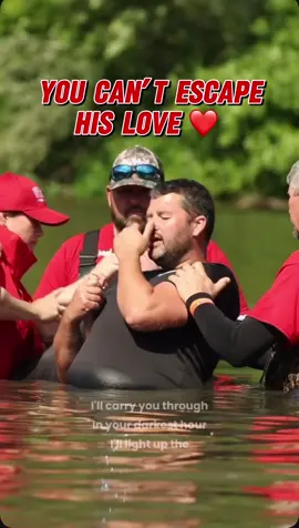 There’s no love greater than the one who created you! Jesus loves you!! #jesussaves #baptism #baptized #repent #repentance #change #madenew #meetmeinthewater