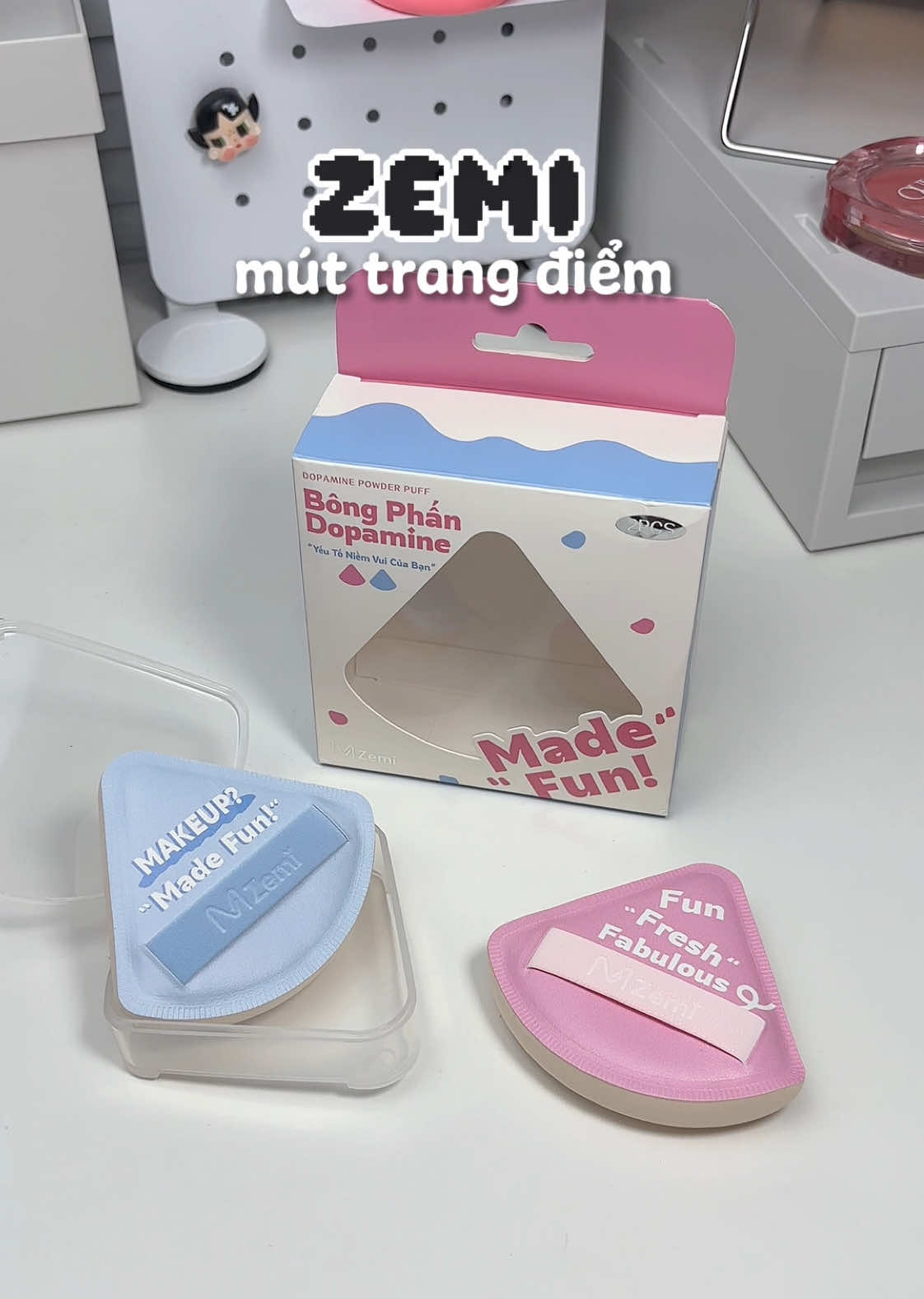 bông mút này mềm mịn nền mướt thích lắm í 😘🫶🏻✨#bongmut #bongmuttrangdiem #muttrangdiem #review #foryou #fyp #unbox #zemi #xhhhhhhhhhhhhhhhhhhhhhhh 