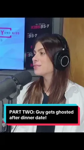 PART TWO: Guy gets ghosted after dinner date! #kiss957 #Tatcha #iheartradio #courtneyandkitm #waroftheroses #cheating #datingadvice #connecticut #ct #singlelife #boyfriend #radio #cheater #seconddateupdate @iHeartRadio @walmartjeff @DjCourtney @Savannah 