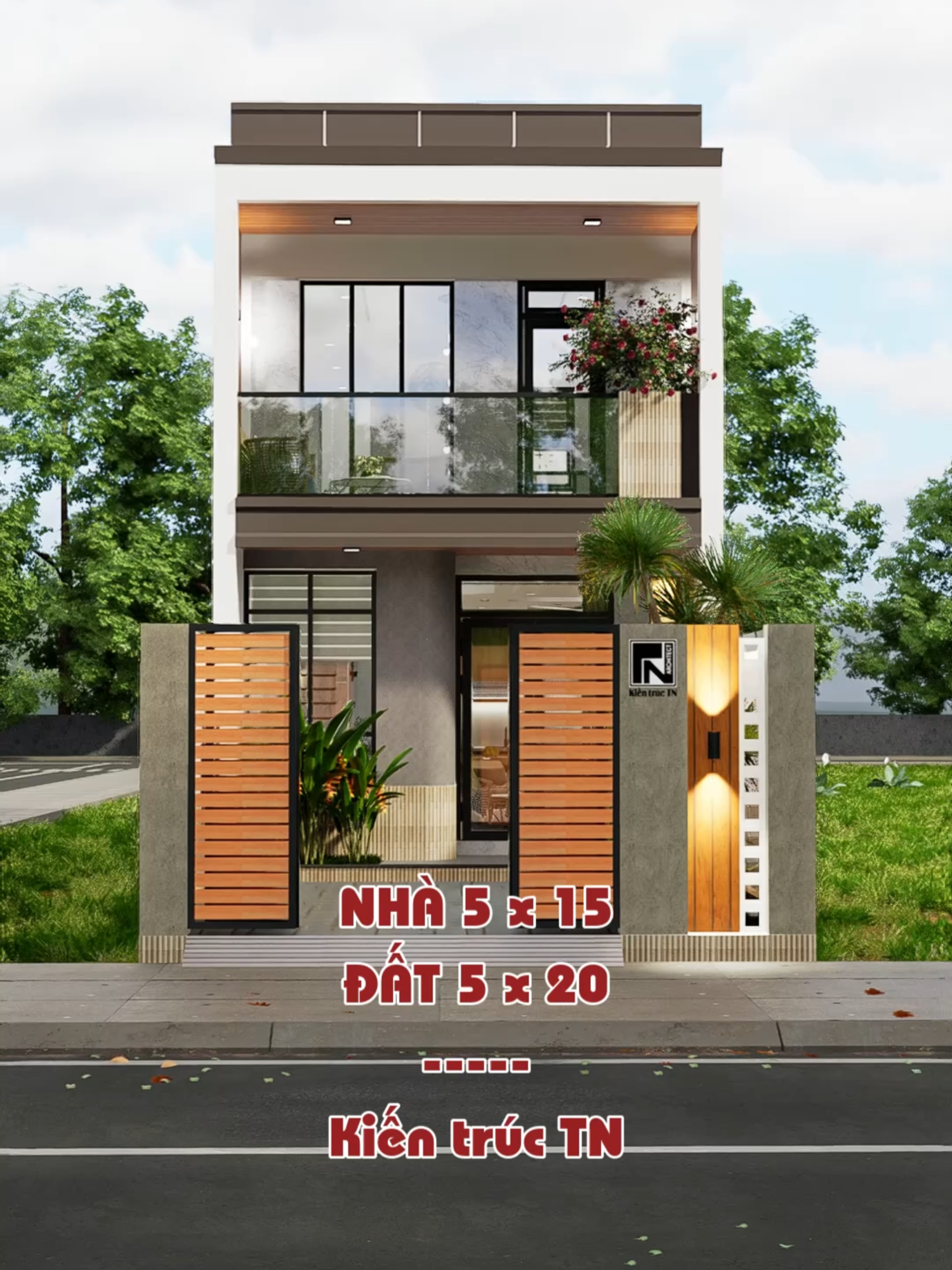 Nhà 2 tầng lai Gác Lửng 5x15 trên đất 5x20 chuẩn - TNA187