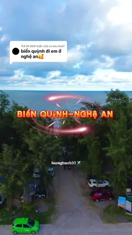 Trả lời @co.lau.hoa7 Biển Quỳnh của em đây nha..#xuhuong #bienquynh #flycam #quynhluu #dulichbien #tiktok #nghean 