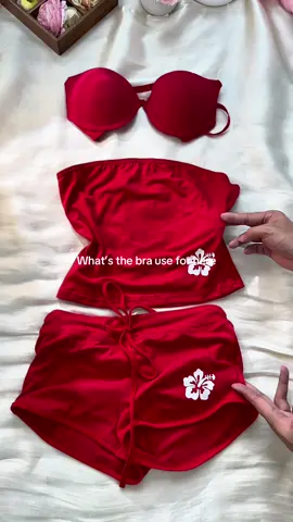 Whats the bra use for here#bra #2in1 #2pieceset #twopieceset #croptop #crop #vest #fyp #tanktop #top #womentop #short #womenfashion #outfit #tsk