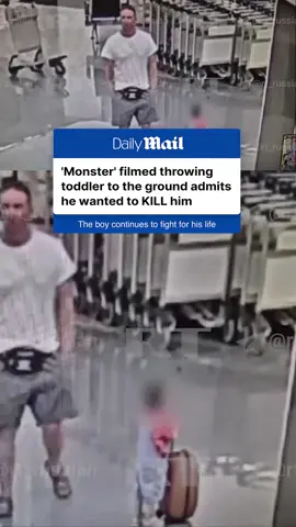 The 'monster' who was filmed throwing a toddler to the floor in an airport lounge in Moscow has confessed to wanting to kill the helpless child. Vladimir Vitkov, 31, a nuclear power plant construction worker, picked up and slam the 18-month-old child down minutes after the child had arrived in Russia. Read the full story here. #russian #attack #airport #moscow #news