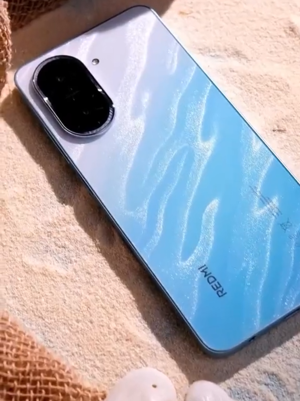 Redmi A5 in cool blue... How many marks are you giving it? #RedmiA5 #UnbelievablePrice 