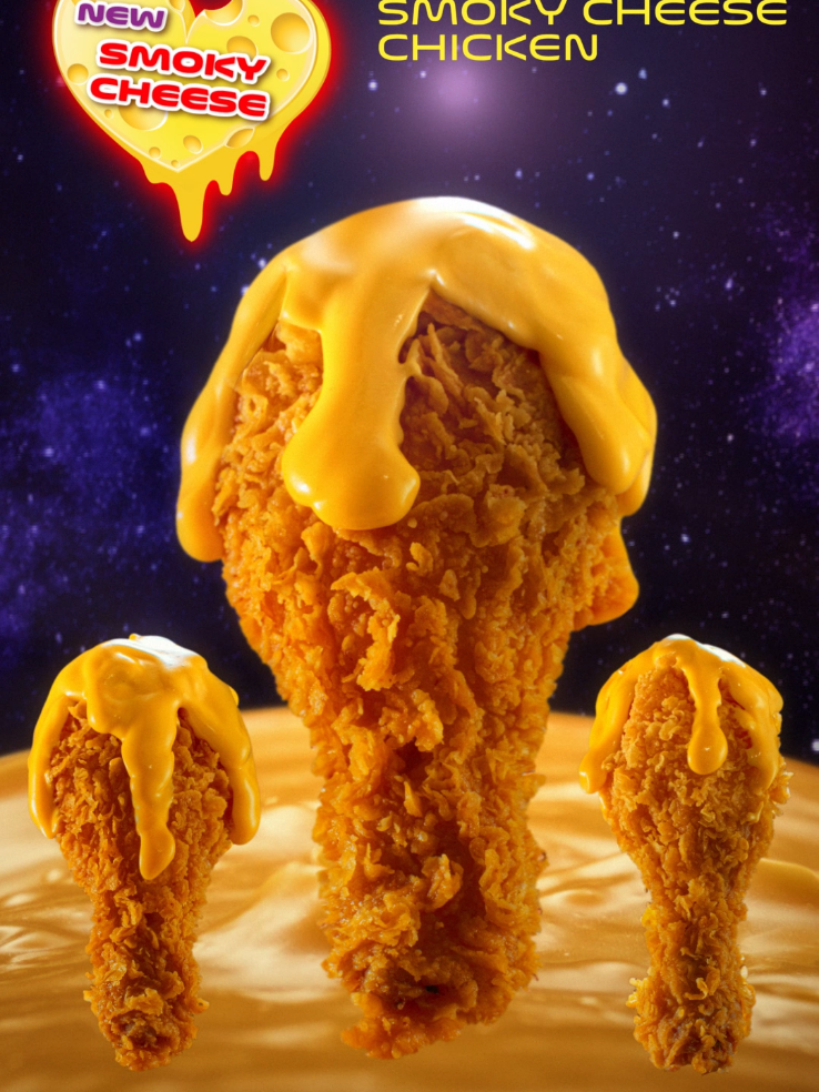 In a galaxy filled with cheddar-drenched stars and crispy moons, a new force emerges — Ayam Goreng MB®, now smothered in our new Smoky Cheese sauce. It’s a star-worthy bite. #MarrybrownMY #SomethingDifferent #MBMadeInMalaysia #MemangBuatanMalaysia #MBSmokyCheese 