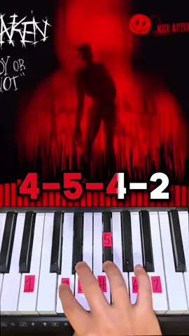 C00lkidd Chase Theme Forsaken - Piano Tutorial #fyp #piano #tutorial #pianotutorial #roblox #forsaken #c00lkidd 