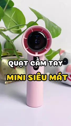 Chiếc quạt chân ái vào mùa hè này của tui nè #ngocengreview #quatcamtaymini #quatturbo 