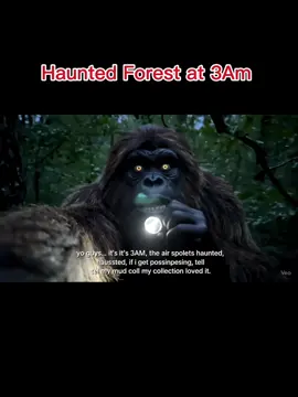 Bigfoot Explores a Haunted Forest at 3AM