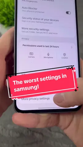 The worst settings in samsung! #settings #samsung #oneui7 #turnoff 