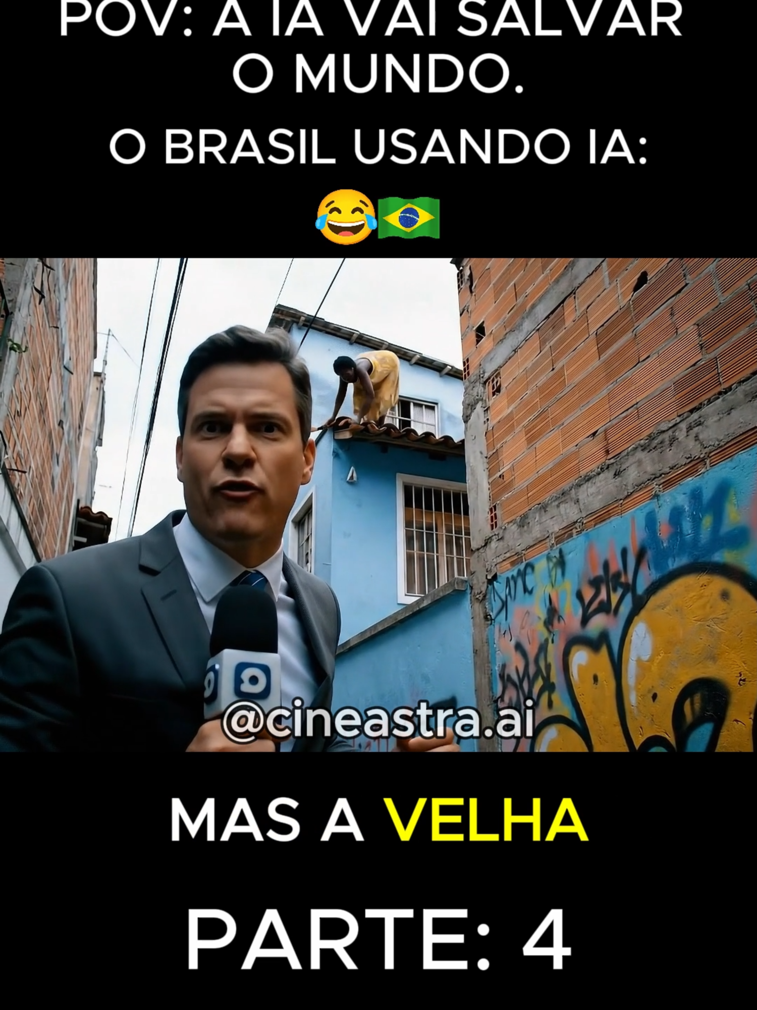 A VELHA CAIU!!!!  🤣🤣🤣🤣 #inteligenciaartificial #googleveo3 #veo3 #humor #comedia