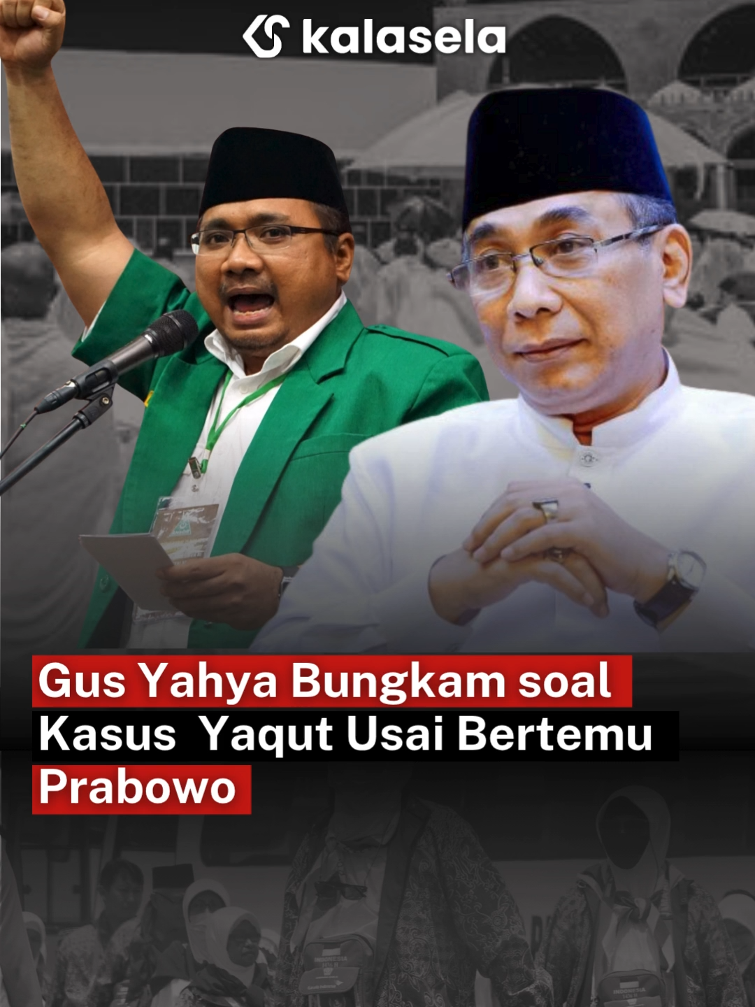 Ketua Umum PBNU Yahya Cholil Staquf, yang akrab disapa Gus Yahya, memilih diam saat disinggung dugaan keterlibatan adiknya, eks Menteri Agama Yaqut Cholil Qoumas, dalam kasus korupsi kuota haji khusus 2024 yang sedang diselidiki KPK. Usai pertemuan dengan Presiden terpilih Prabowo Subianto di Istana Negara, Gus Yahya dengan tenang menjelaskan kerja sama antara NU dan pemerintah namun wajahnya berubah kaku ketika pertanyaan menyentuh ranah pribadi yang tengah panas di publik. Tanpa sepatah kata, ia bergegas meninggalkan lokasi, menyisakan tanda tanya di tengah sorotan terhadap integritas tokoh-tokoh keagamaan yang dekat dengan kekuasaan. Di sisi lain, KPK terus memperluas penyelidikan kasus korupsi penyelenggaraan haji ini, dengan menyebut peluang pemanggilan Yaqut sangat terbuka. Juru Bicara KPK menegaskan bahwa pemeriksaan saksi-saksi masih berlangsung dan hasilnya akan menjadi dasar untuk memanggil mantan menteri yang dinilai memiliki informasi kunci. Sorotan publik kini mengarah pada pertanyaan yang lebih besar: seberapa dalam simpul politik, agama, dan kekuasaan terjalin dalam pengelolaan ibadah haji. #yaqutcholilqoumas #gusyahya #kuotahaji #haji #kpk #beritaviral #beritaterkini #berita