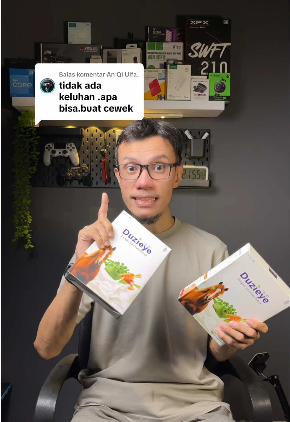 Membalas @An Qi Ulfa. Bisa ya kak, aman untuk dikonsumsi cowok cewek, anak muda maupun dewasa dan juga lansia. Kandungannya bermanfaat banget untuk jaga kesehatan mata kita. berikut video penjelasannya yaa : #kesehatanmata #susukuda #duzieye #susukudaliar #katarak #matarabun 