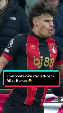 Just a sneak peek of what Liverpool have got with their new star left back, Milos Kerkez 🤩