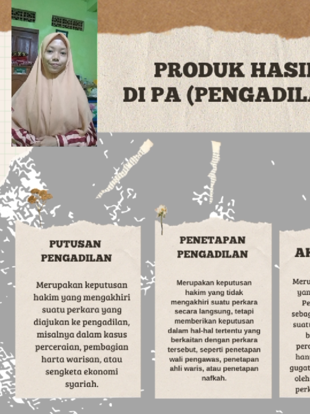 Produk hasil sidang di PA tugas Mata Kuliah 