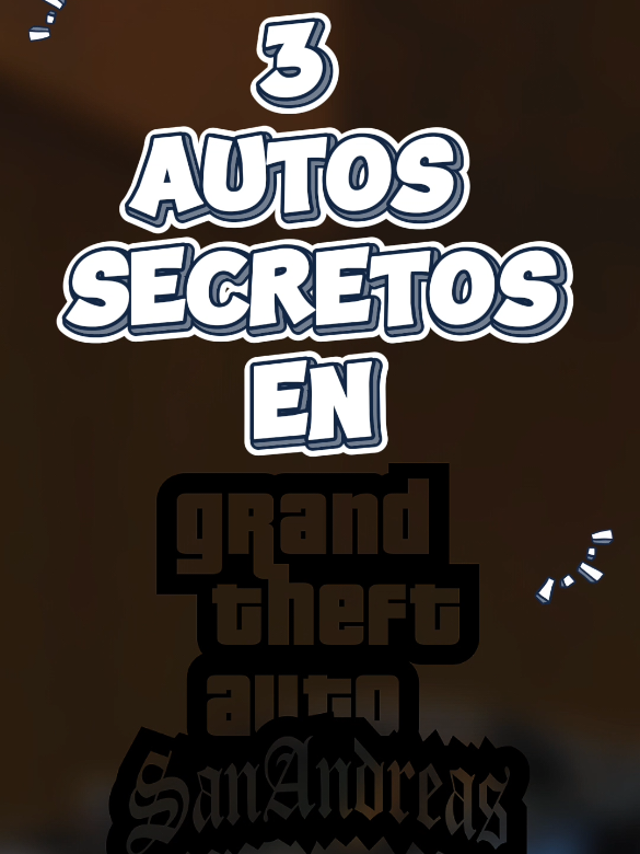 3 autos secretos que nadie encuentra en GTA San Andreas #GTA #SanAndreas #AutosSecretos #GTAOculto #TopGTA #ParaTi #FYP #GTAHiddenCars #GamersRD #gtaviral 