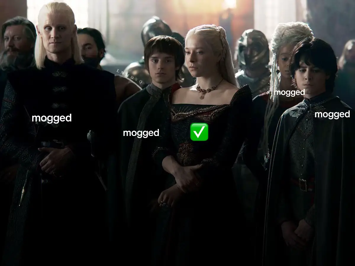 #rhaenyratargaryen #rhaenyra #houseofthedragon #gameofthrones #mog #mogged #alicenthightower 