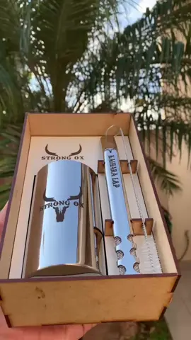 Kit Tereré Inox Polido, composto por Copo Redondo, Bomba V6, Escovinha de higienização, Caixa MDF para presente e Personalização. Venha montar seu kit, link na Bio, via wpp. Enviamos para todo o Brasil e exterior 🚀🇧🇷🌏 #strongox #tereregelado #terere #teres #mate #🧉 #terereraiz #terereoficial #terereparaguayo #tererezeiro #kitterere #kitpersonalizado #brinde ##presente #agro #pecuaria #pescaria 