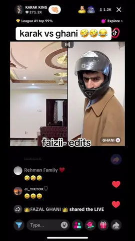karak vs ghani funny🤣😂😂#foryou #goviral #pakistan #faizii_edits #afnanmargunslowmoking #foryoupage #karakking #tiktoklive #pakistanandindian🇵🇰❤️🇮🇳 @𝗞𝗔𝗥𝗔𝗞 𝗞𝗜𝗡𝗚 @SH 123🇵🇰 