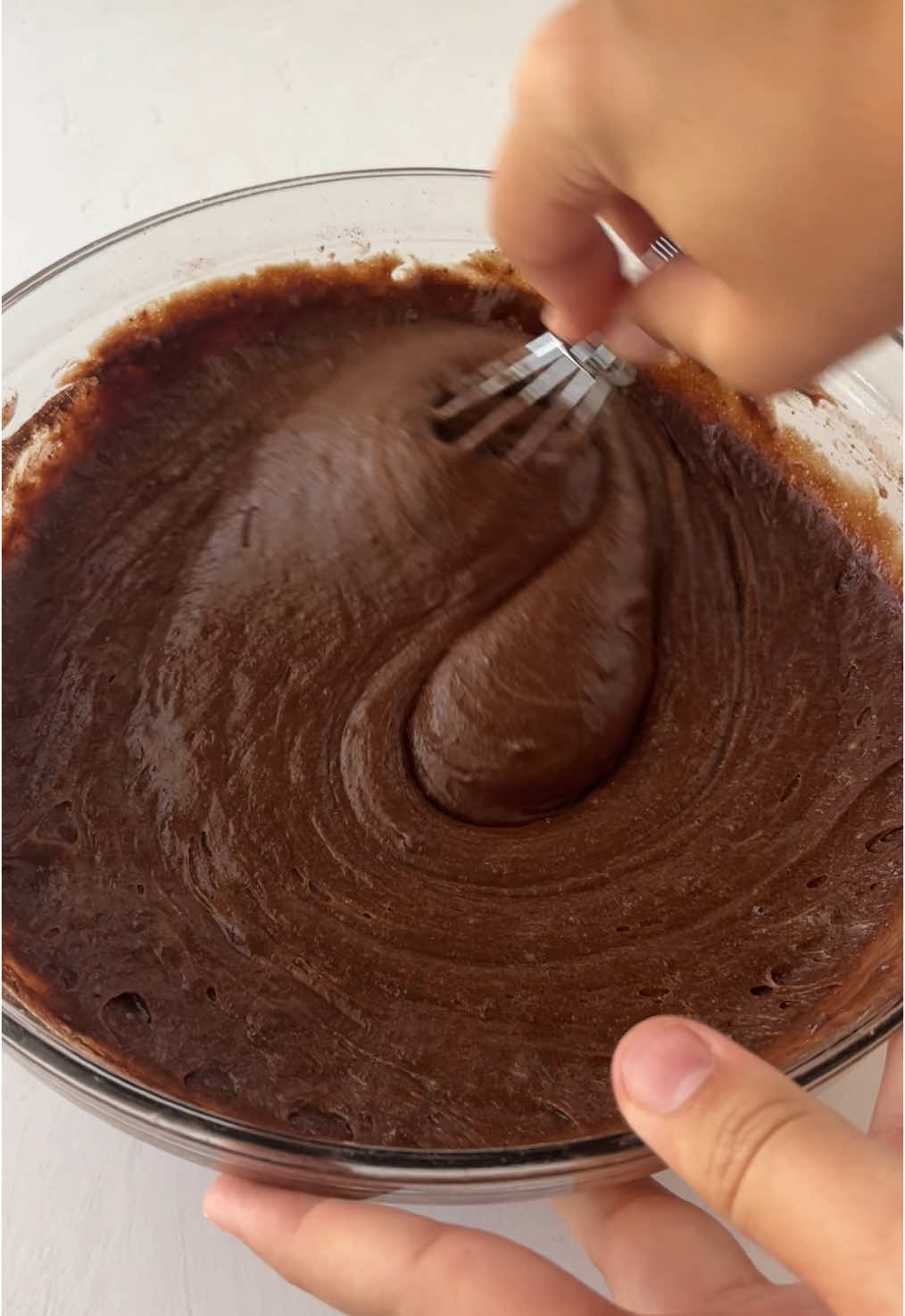does this look yummy to you or a little sus?🤎💩 well anyway it’s brownie batter & I promise it’s yummy🤪 #browniebatter #brownies #fyp #viral #satisfying #baking #foodblogger 