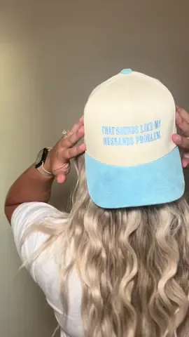 Hats from @The Brim Reapers are so funny and relatable AND cute! I couldn’t pass this one up 🤣 #wifeymaterial #bluecollarwife #linewife #truckerhats #wifeproblems #wifetok #bluecollarbabe 