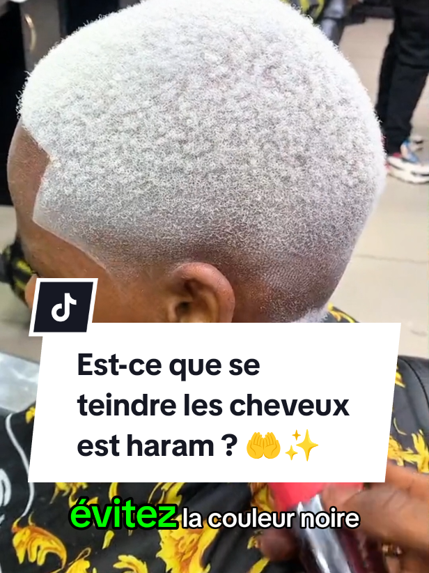 est-ce que se teindre les cheveux est haram ? #rapelle_islam #islamic_video #cheveux 