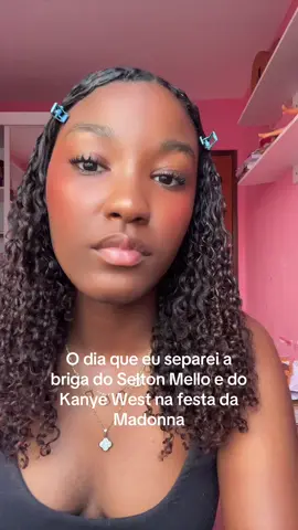 O dia que eu separei a briga do selton Melo e do Kanye west na festa da Madonna #seltonmello #kanyewest #madonna 