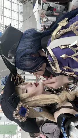 live love laugh clorivia (my beautiful clorinde: @𝗲𝗺𝗺𝗮 :> | #navia #naviacosplay #clorivia #cloriviacosplay #clorinde #clorindecosplay #hoyoverse #cosplay #lbm #gen#GenshinImpactw |