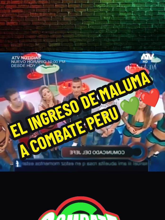 📢 MES DE ANIVERSARIO ▶️ EL INGRESO DE MALUMA A COMBATE  💚❤😢 @Combate Perú:No olvides #combatelovers 👇🏼 Dar ♥️, Comentar 💬  , Favorito 🟨 y Compartir 🔄 para más videos y secuencias de tu programa favorito #combateperu  #todoelmundosabequecombateesbacan #limaperu🇵🇪 #atvperu #pioneros #atvperu #cbt14años #recuerdosdesbloqueados #combateesbacan  #maluma 