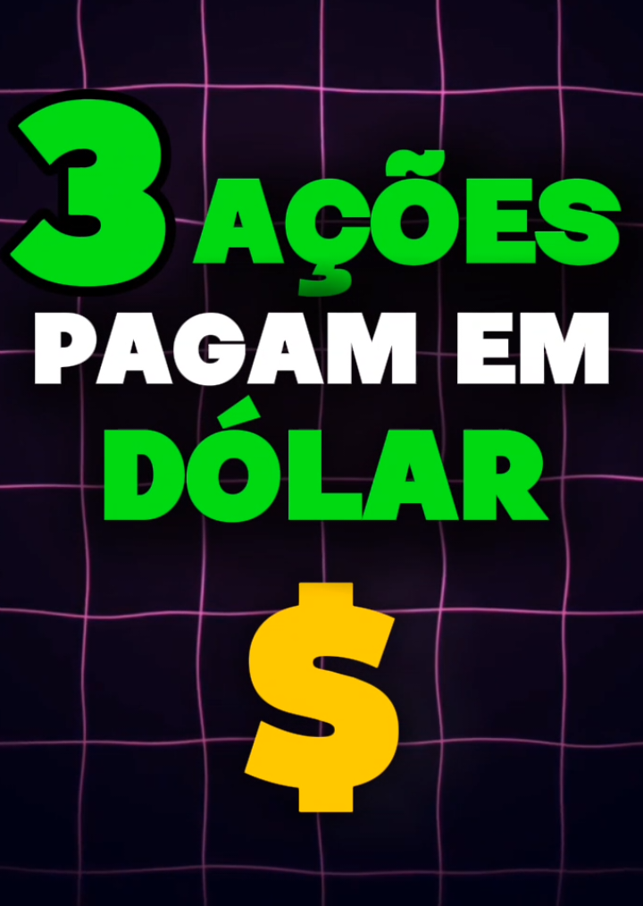 3 ações que pagam dividendos em DOLAR ! #ações #dolar #dividendos #dividends #money #investimentos #cocacola 