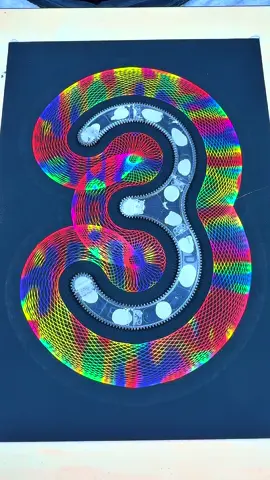 Wait until the end – you’ll see a miracle in the shape of a 3 #spirographshr #tiktok #spirograph #art #asmr #pattern #usa #viral #beautiful 