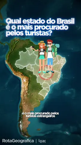 Qual o estado do Brasil mais procurado pelos turistas? #conhecimento #informação #geografia #mapas #curiosidades #viral #brasil #explicação 