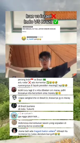 semoga perangnya segera usai, btw turut berduka cita atas meninggalnya Yuliana🤧 #komentarnetizen #komentarlucu #lucu #xyzabc #lewatberanda #lucu_ngakak #fypage #indovsbrazil #julianajatuhdigunungrinjani 