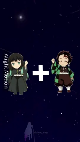 No se que hice, pero amo este fanart #muichiro#tanjiro#fyp#parati