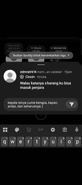 #fyp #4u #foryoupage #galaubrutal #katakata #liriklagu #catatanig 