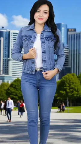 Jaket Jeans Wanita Lengan Panj #jaket #jeans #Jaket Jeans Wanita Lengan Panj