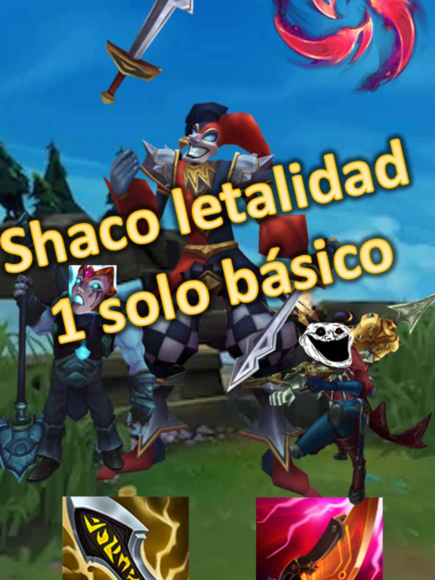 Shaco Detona de un solo basico #leagueoflegends  #Cands