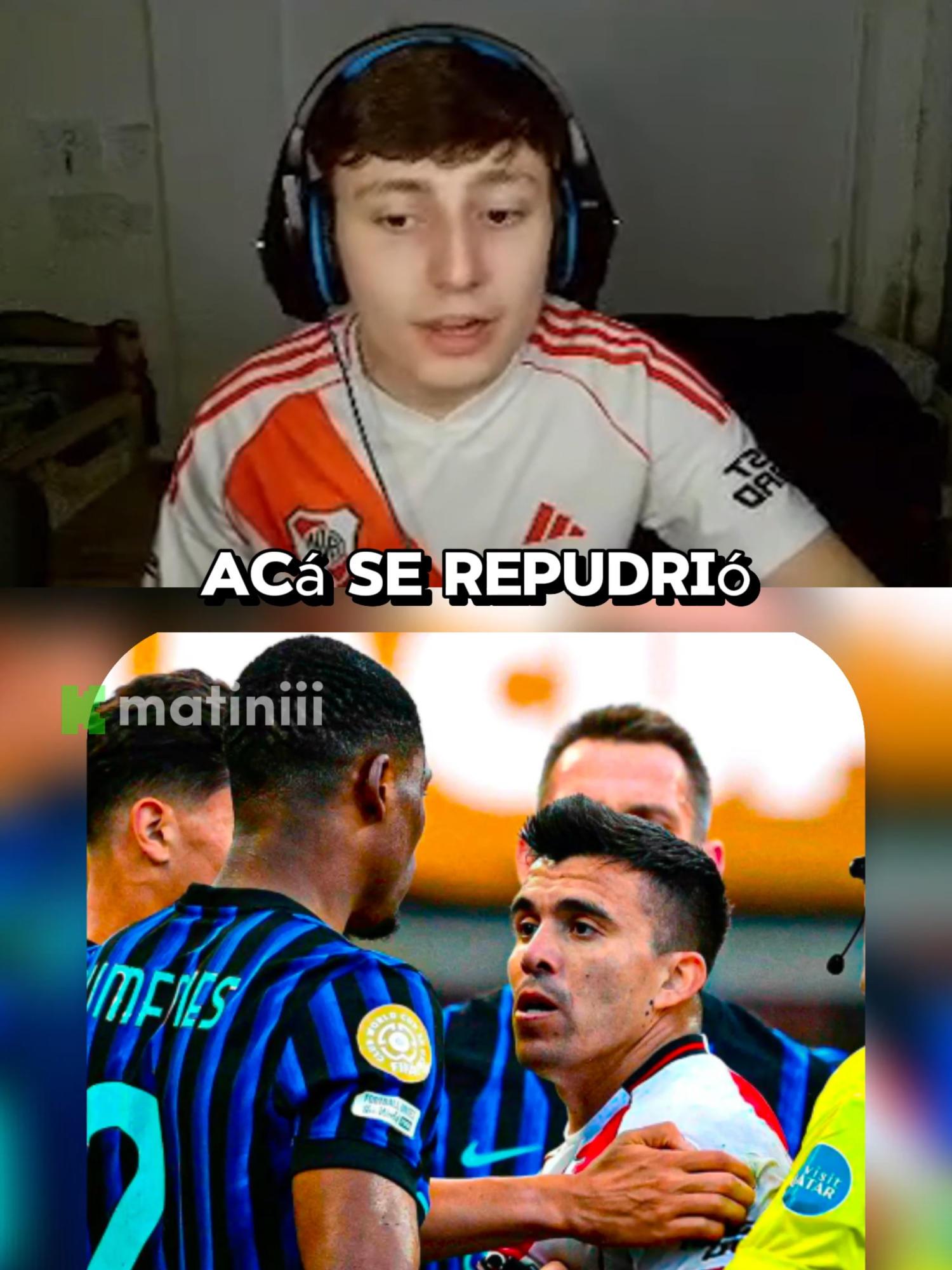 TE QUIERO MUCHO ACUÑA | #acuña #dumfries #riverplate #inter #futbol #futbolargentino #argentina #kick