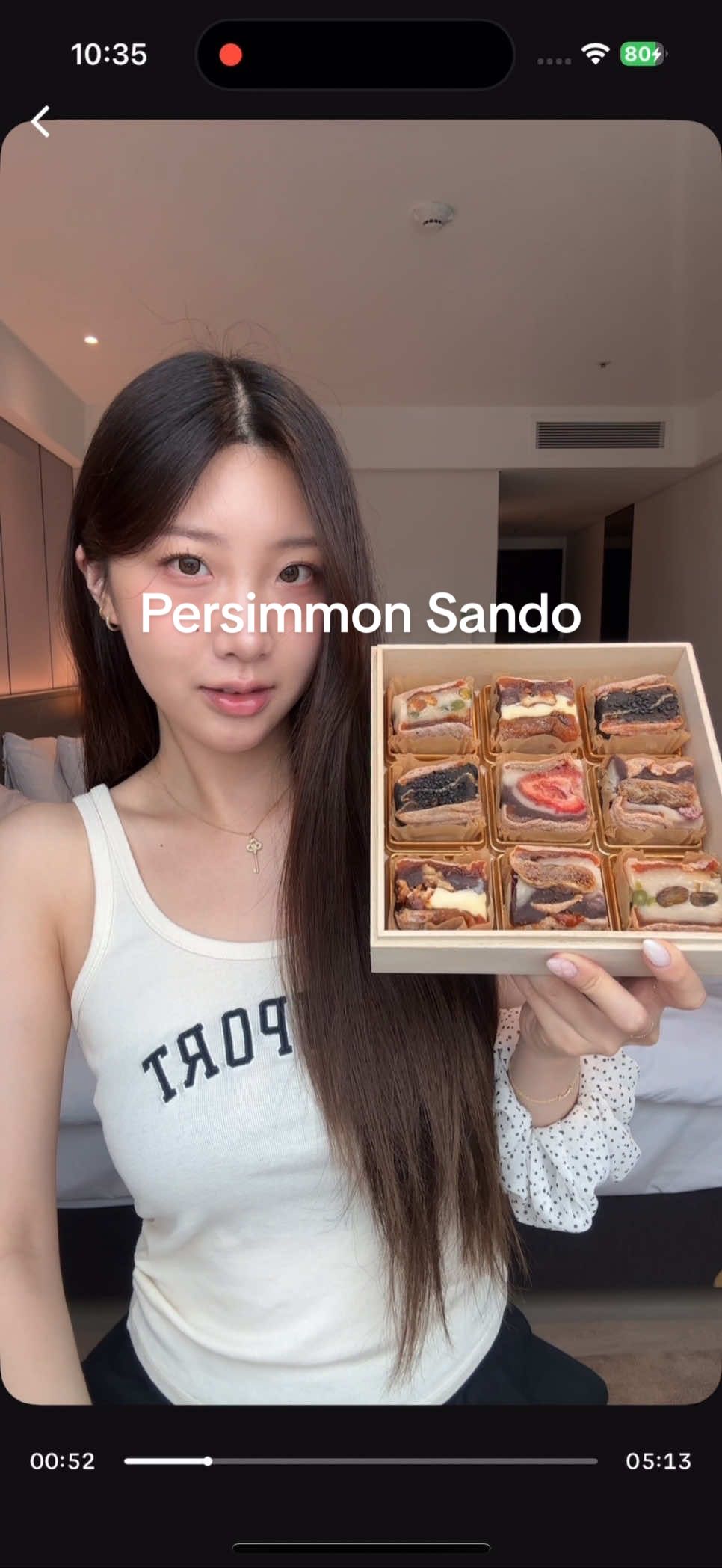 #감산도 #tastetest #persimmonsando #driedpersimmon #koreandessert 