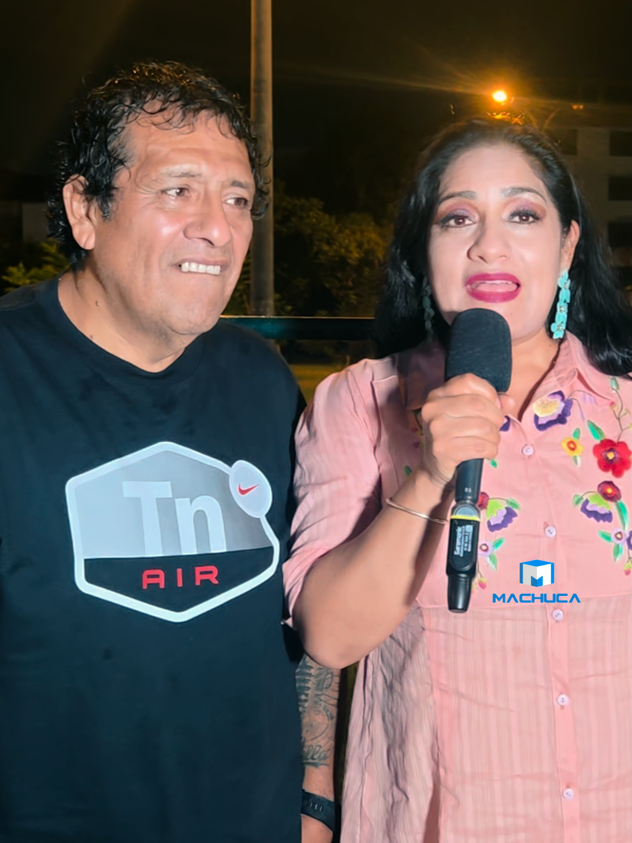 Toño centella y Betty Villanueva #fiestapatronal2025 #sanjuanbautista #pomabamba