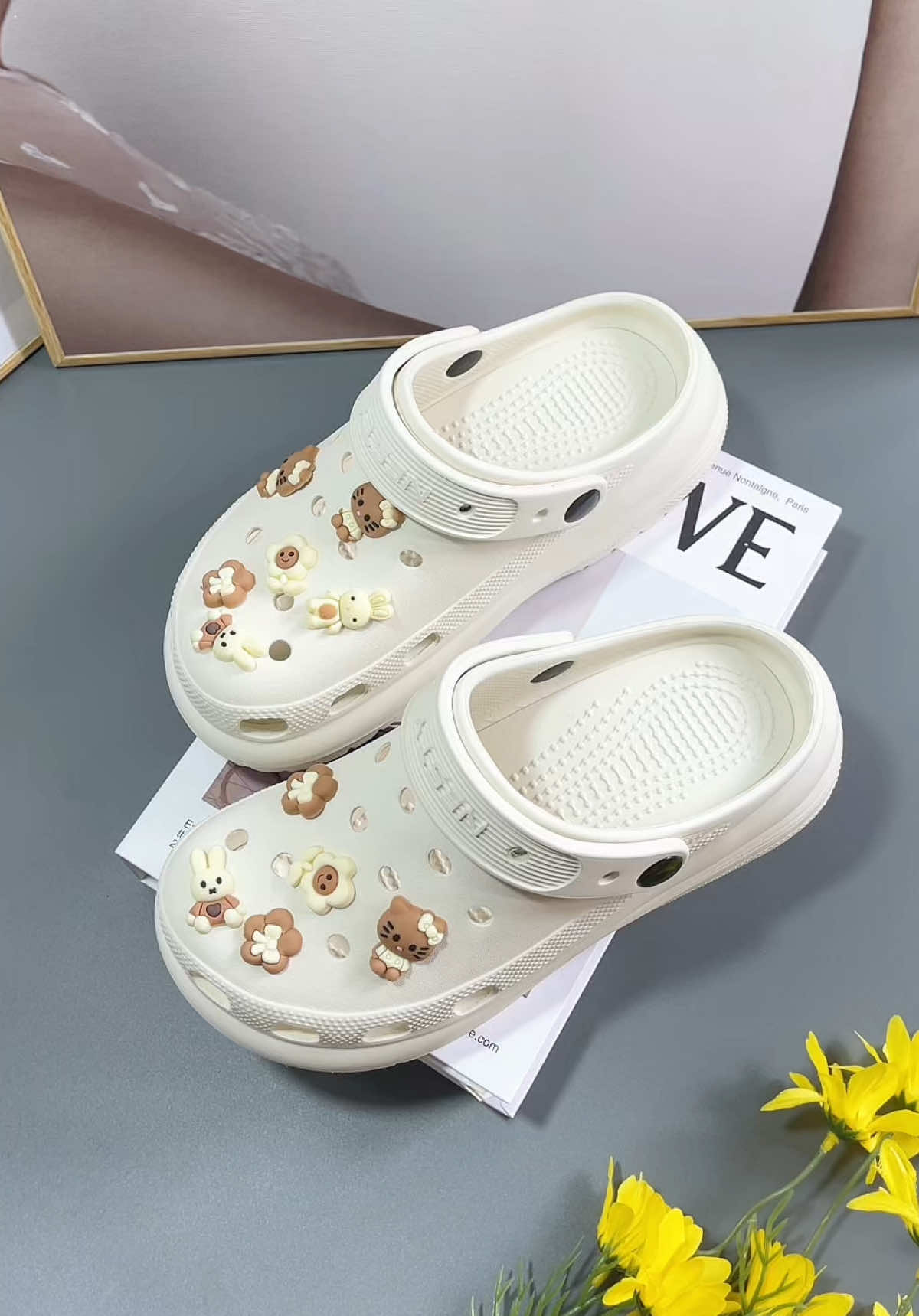[Tặng Sticker] Dép Sục Nesty Cao Cấp Đế Độn 7 Phân Chất Liệu Eva Bền Êm Chân #depnuxinh #depnesty #depdecao #sucnuxinh #thinhhanh #trungthe92 