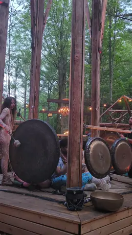 Electric Forest Gong Bath Transports You into The Ethers And Back#electricforest2025 #gong #soundbath #peace 